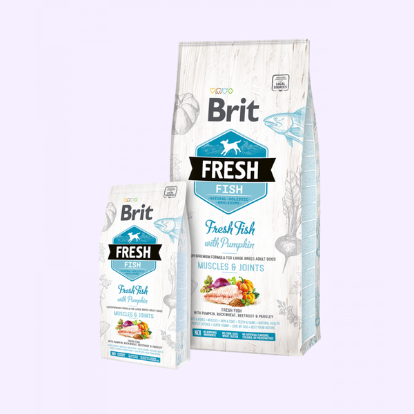 Brit Fresh Fish with Pumpkin Adult Large Muscles & Joints