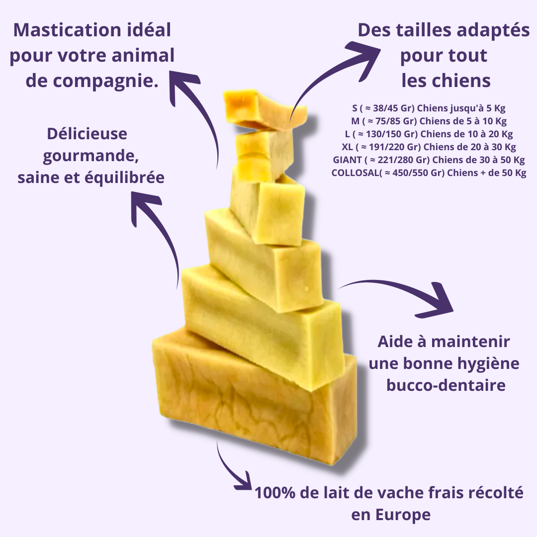 Fromage de yak pour chien – mastication naturelle
