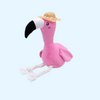 Peluche pour chien – Playful Pal "Freya le Flamant Rose" – Zippy Paws