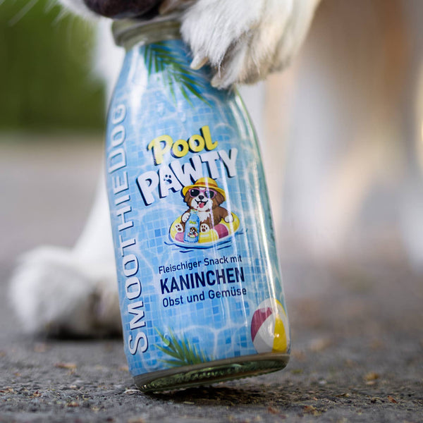 SmoothieDog Pool Pawty – Lapin, Fruits & Noix de Coco – 250 ml