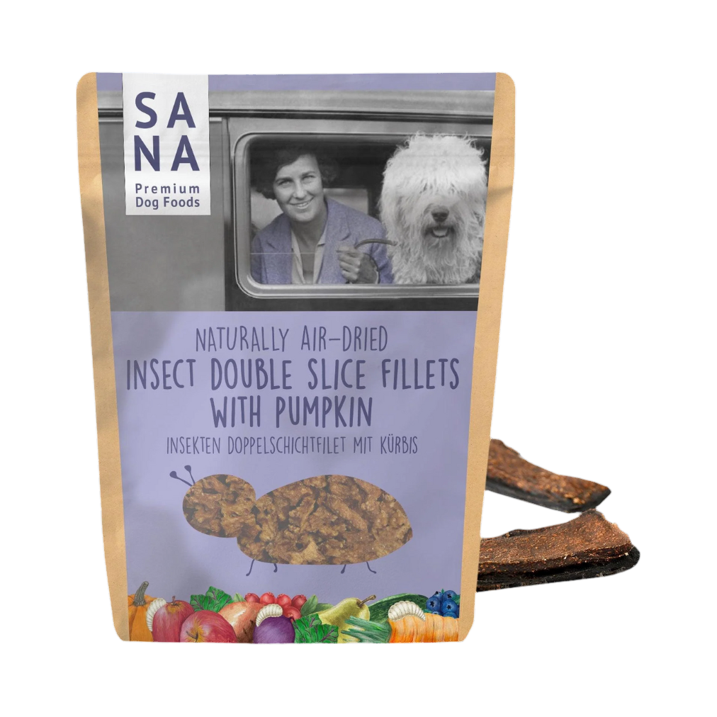 Sachet SANA Insect Double Slice Fillets au potiron