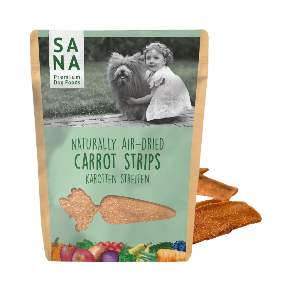 Sachet SANA Carrot Strips vert sauge
