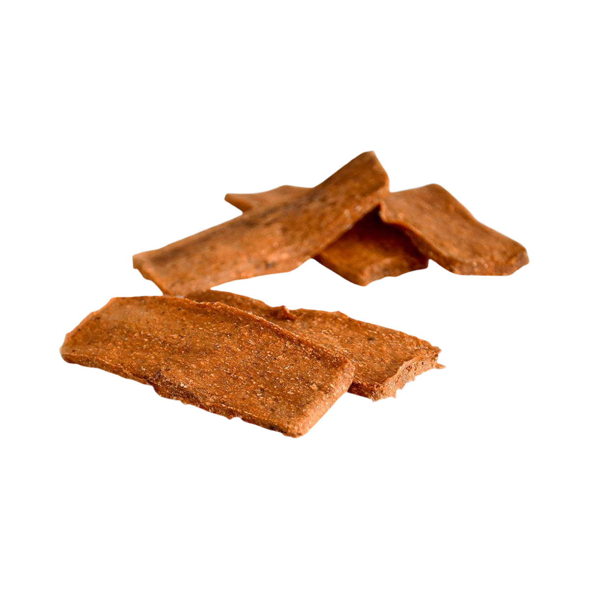 Bandes de carotte séchées orangées empilées