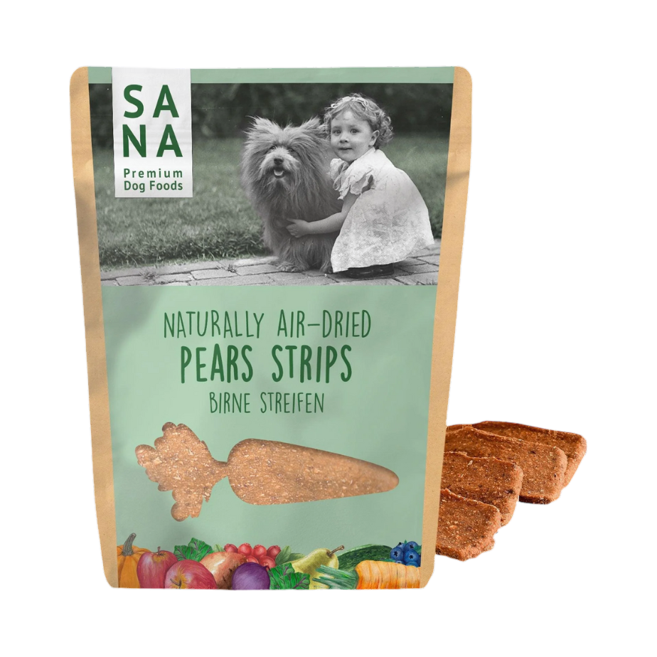 Sachet SANA Pears Strips vert sauge