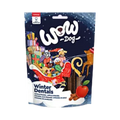 Sachet WOW Dog Winter Dentals avec traîneau de Noël illustré