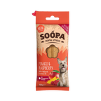 Paquet Soopa Dental Sticks Mango & Raspberry rouge