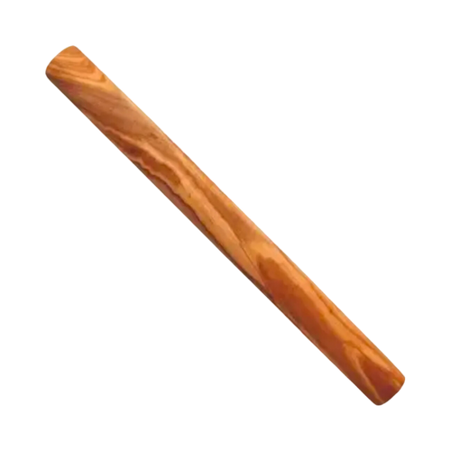 Bâton de bois d'olivier veiné, une pièce