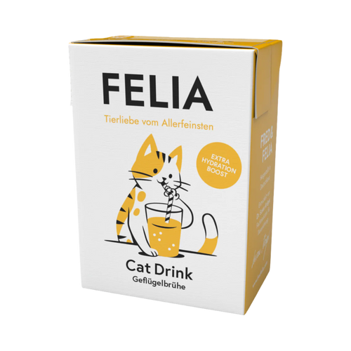 Brique blanche et jaune FELIA, chat roux dessiné avec paille