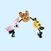 Jouet Disney peluche disney (101 dalmatien, Bambi, Roi Lion) pour Chien – Produit Officiel