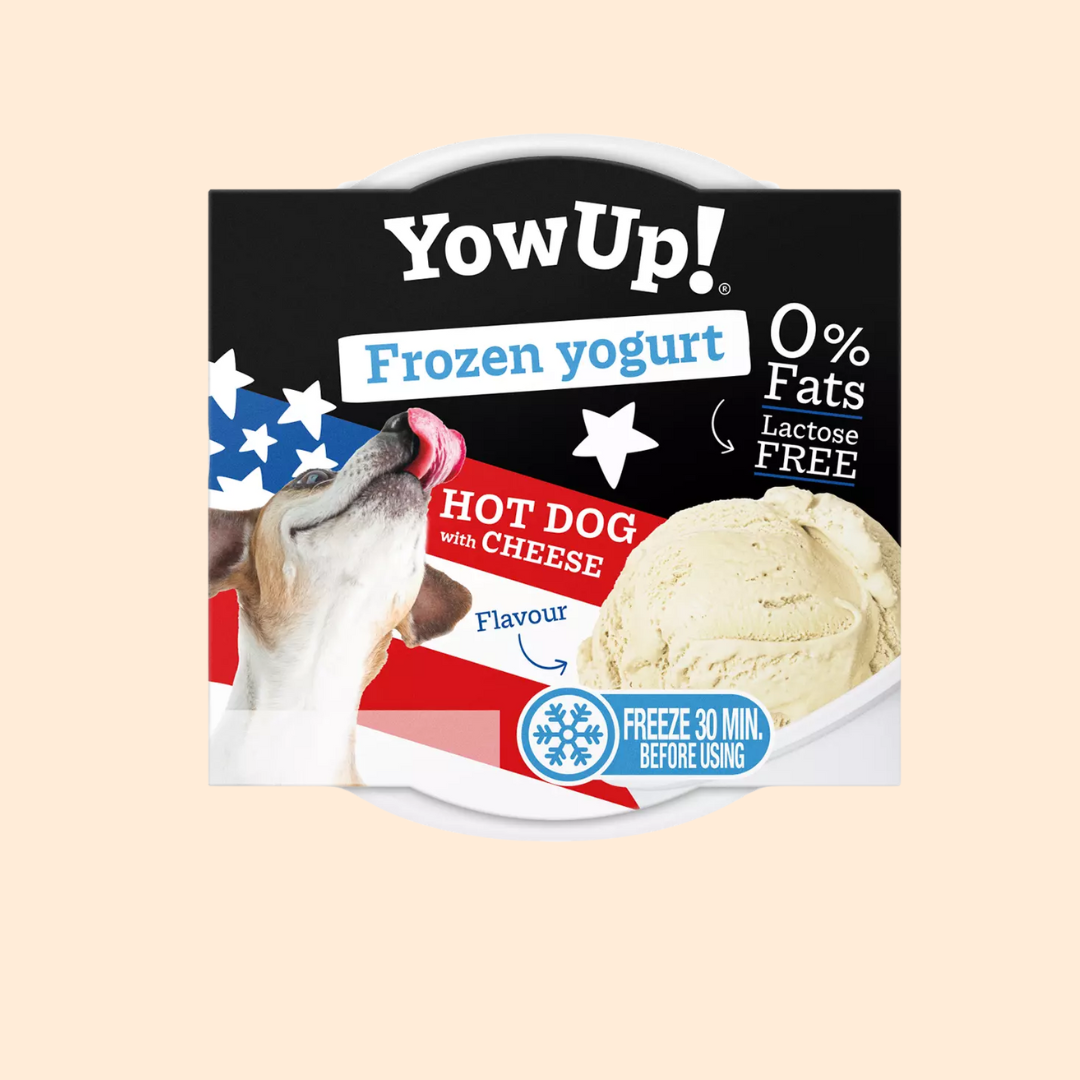 Yaourt glacé pour chien saveur hot dog – YowUp!