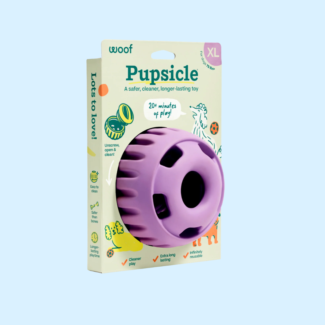 Jouet à lécher pour chien Pupsicle lavande – Woof