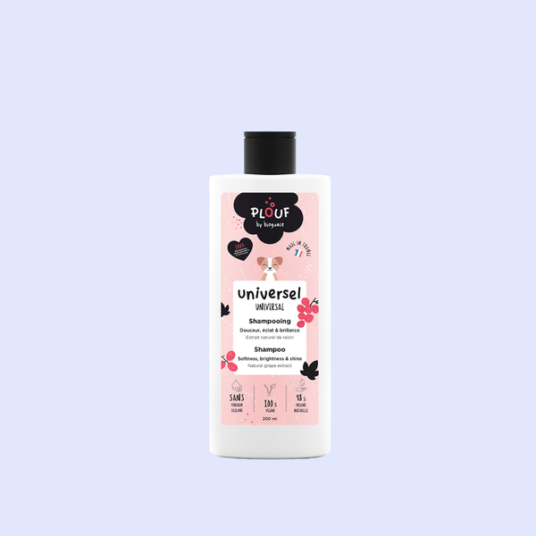 Shampooing Universel Plouf Biogance – Tous Types de Pelages – 200 ml