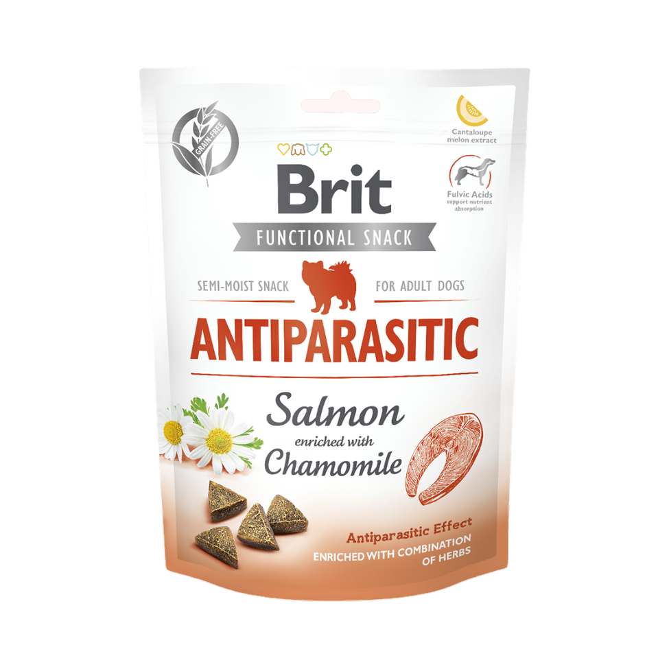 Sachet blanc et orange Brit Functional Snack Antiparasitic