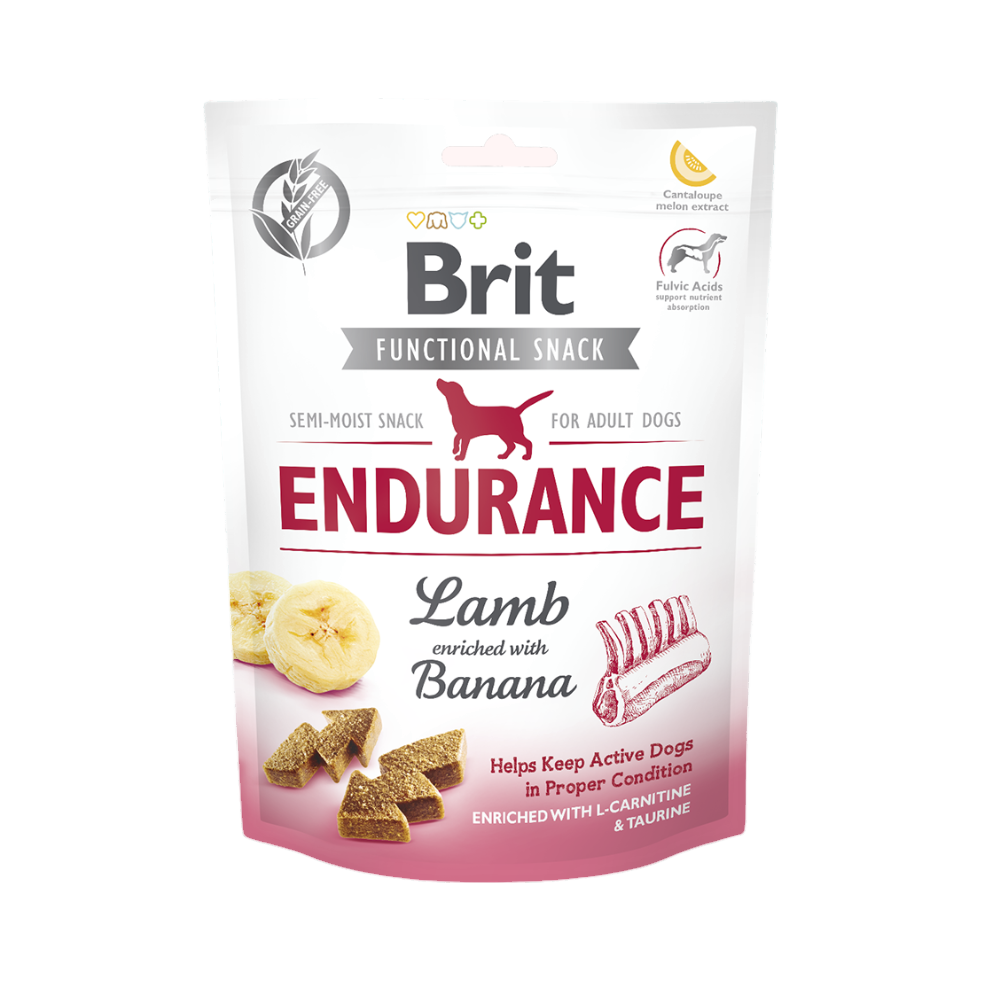 Sachet blanc et rose Brit Functional Snack Endurance