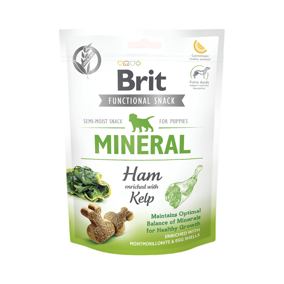 Sachet blanc et vert Brit Functional Snack Mineral