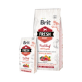 Grand et petit sacs blancs à bandeau rouge Fresh Beef