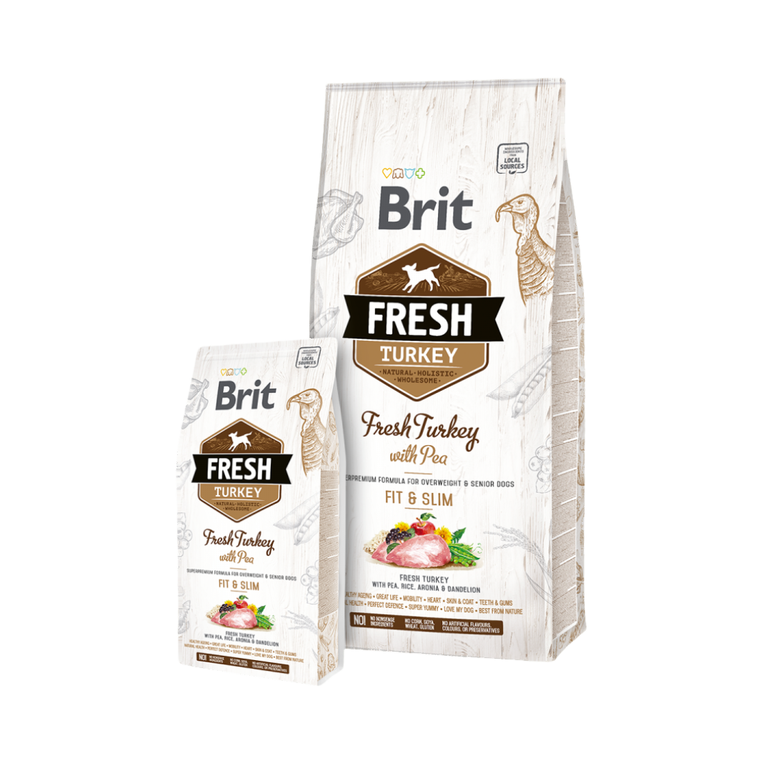 Grand et petit sacs blancs à bandeau marron Fresh Turkey