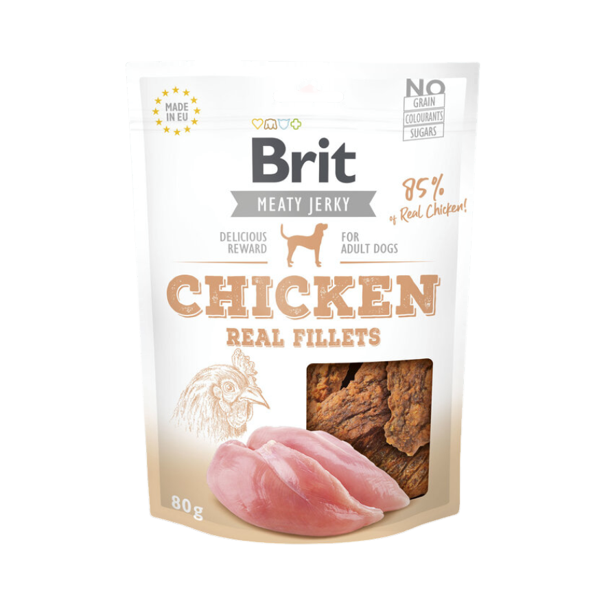 Sachet Brit Meaty Jerky Chicken Real Fillets