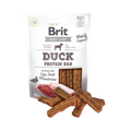Sachet blanc Brit Meaty Jerky Duck avec bâtonnets de viande