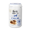 Pot blanc à étiquette bleu marine Calm, chien illustré