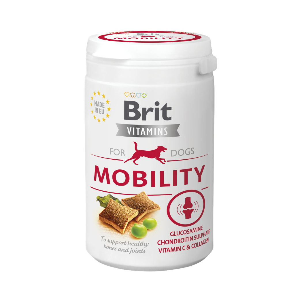 Pot blanc à étiquette rouge Mobility, bouchées moelleuses illustrées