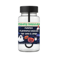 Flacon noir à fantômes et citrouilles, pumpkin flavoured bubbles
