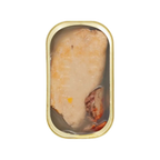 Conserve ouverte de foie de lotte au naturel