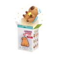 Boîte Capibara Mystery Box ouverte, capybara endormi et étincelles