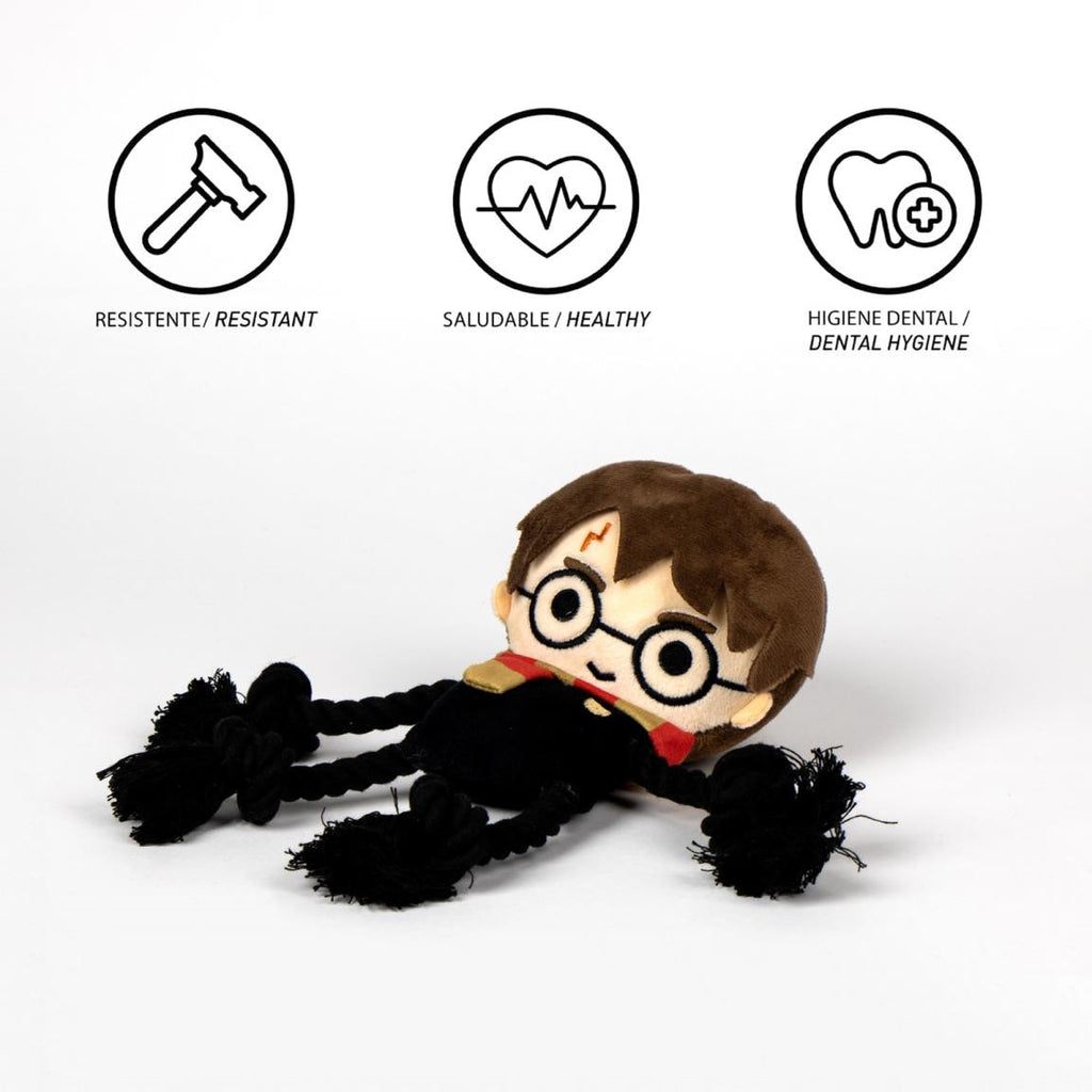 Peluche Harry Potter avec corde Cerdá : résistante, saine et bonne pour l'hygiène dentaire