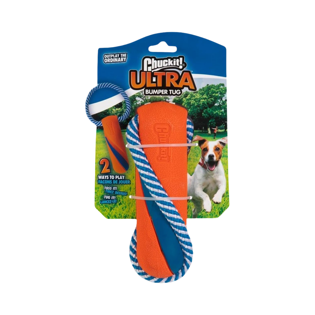 Boudin orange et bleu avec corde, sous emballage Ultra Bumper Tug