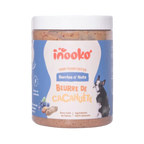 Pot bleu et crème Berries n'Nuts inooko avec bouledogue
