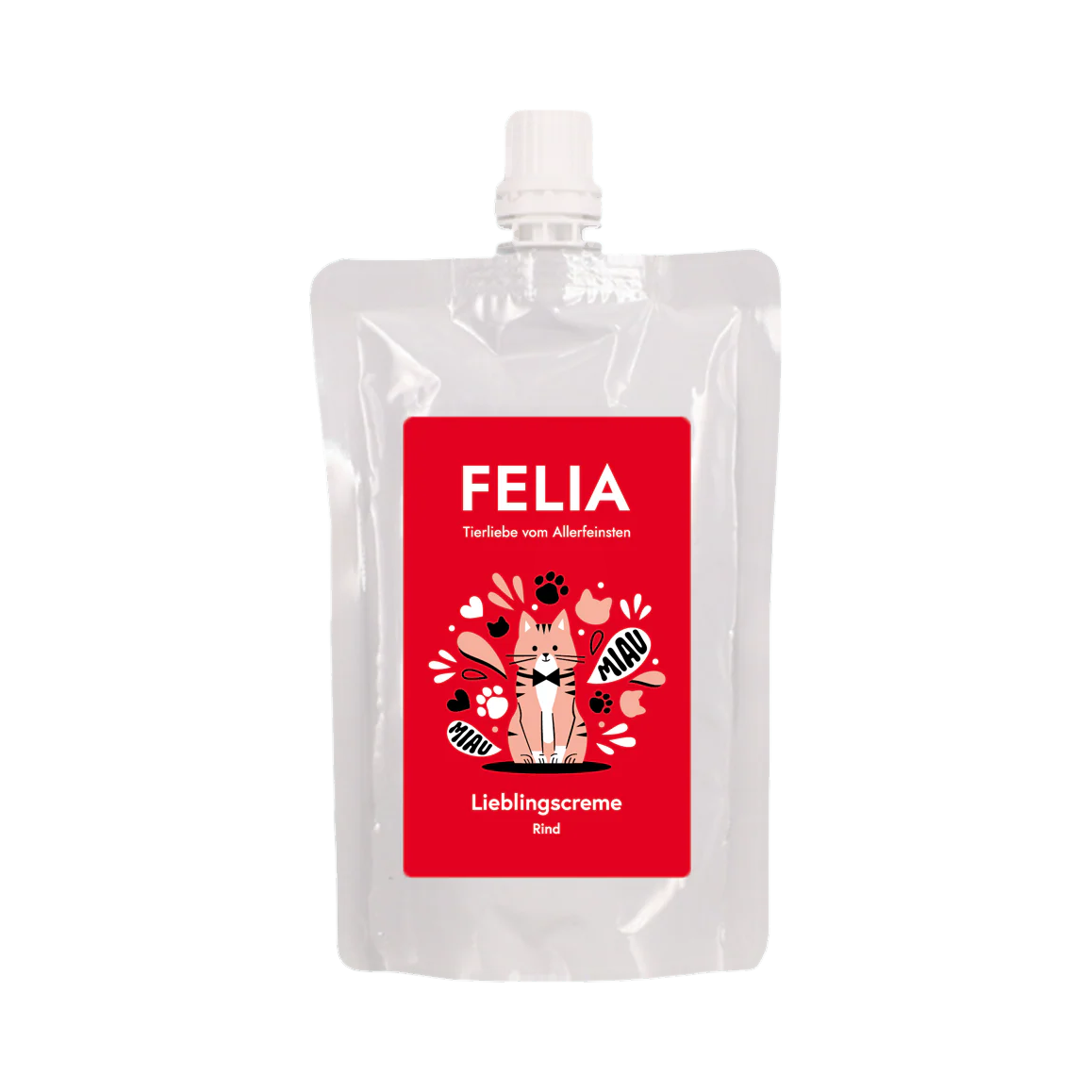 Gourde Felia Lieblingscreme étiquette rouge