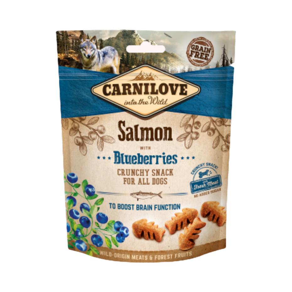 Sachet Carnilove bleu Salmon Blueberries Crunchy Snack