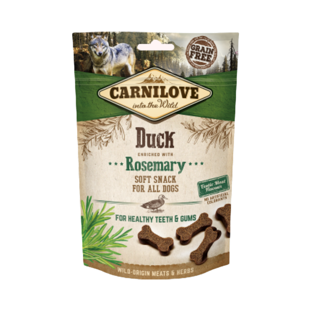 Sachet Carnilove vert Duck Rosemary Soft Snack