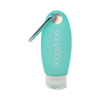 Tube turquoise vu de face avec son clip