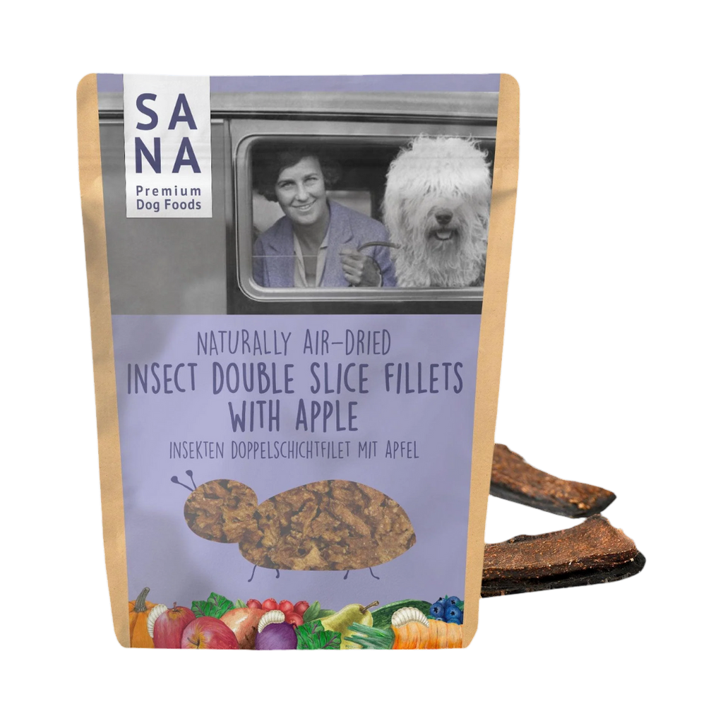 Sachet SANA Insect Double Slice Fillets à la pomme