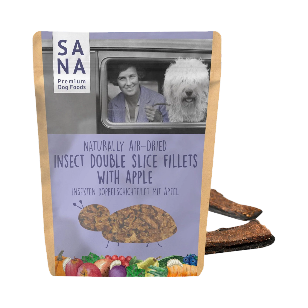 Sachet SANA Insect Double Slice Fillets à la pomme
