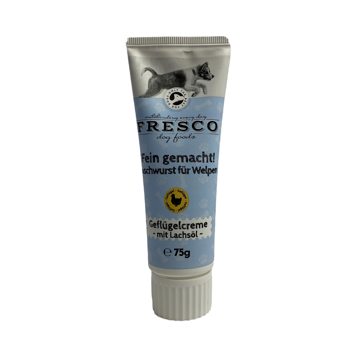 Tube Fresco Fein gemacht! bleu clair de 75 g, vu de face
