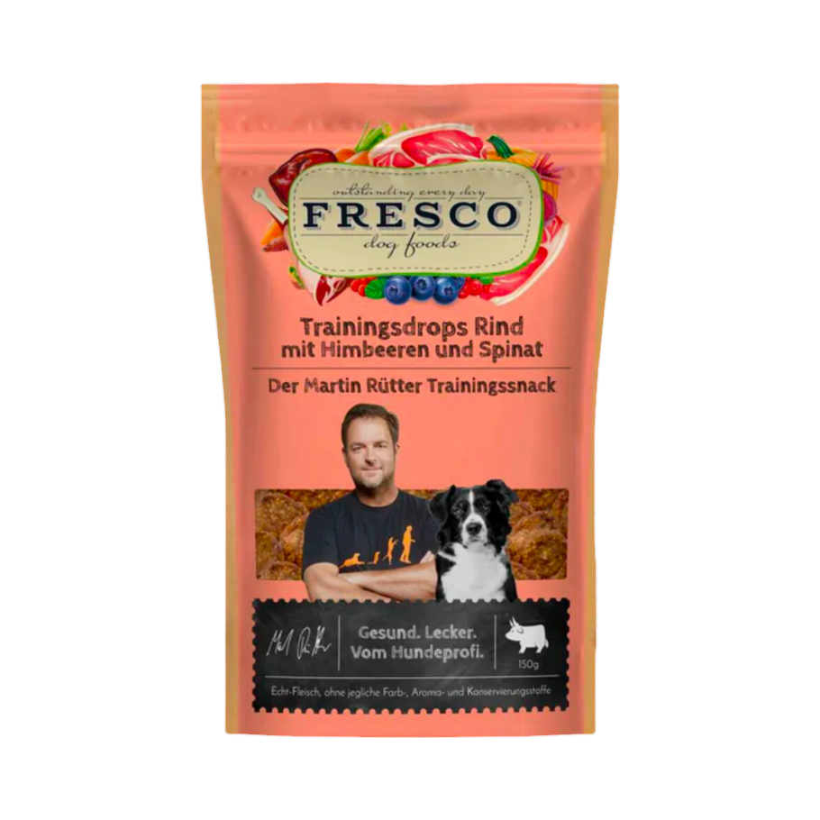 Sachet Fresco Trainingsdrops bœuf, framboise et épinard