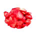 Tranches de fraises lyophilisées en vrac