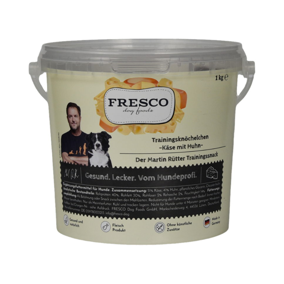 Seau blanc Fresco Käse mit Huhn avec couvercle