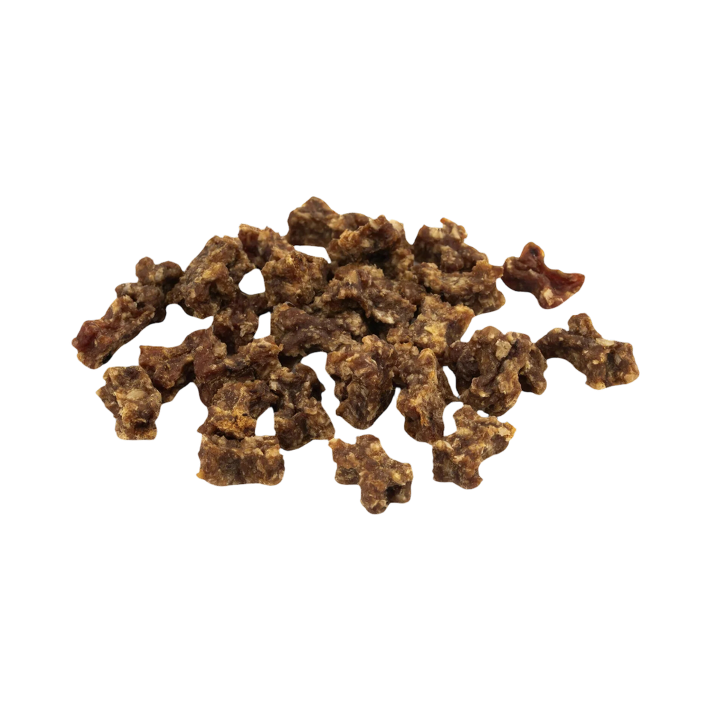 Tas de petits os séchés marron