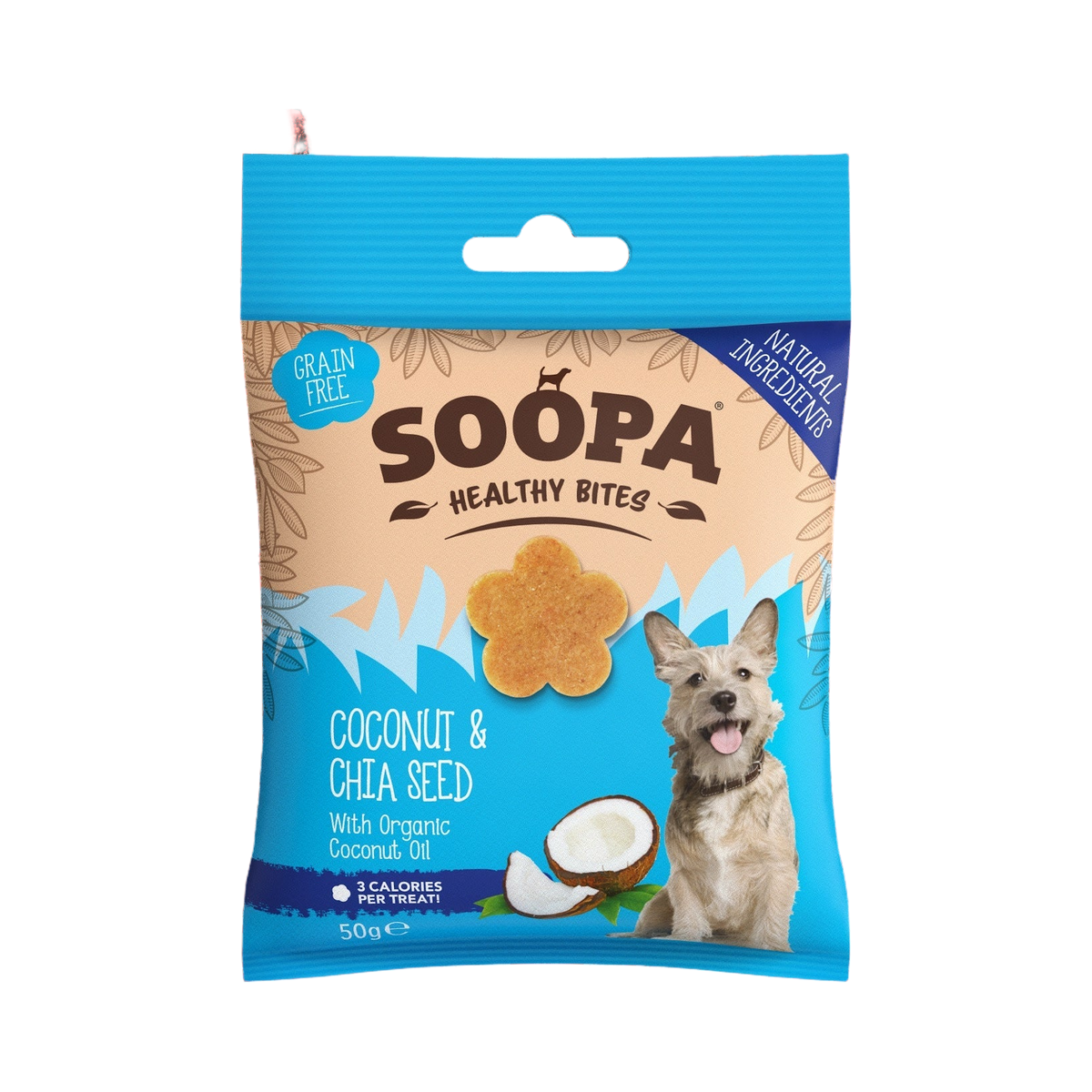 Sachet Soopa Healthy Bites bleu coco et chia