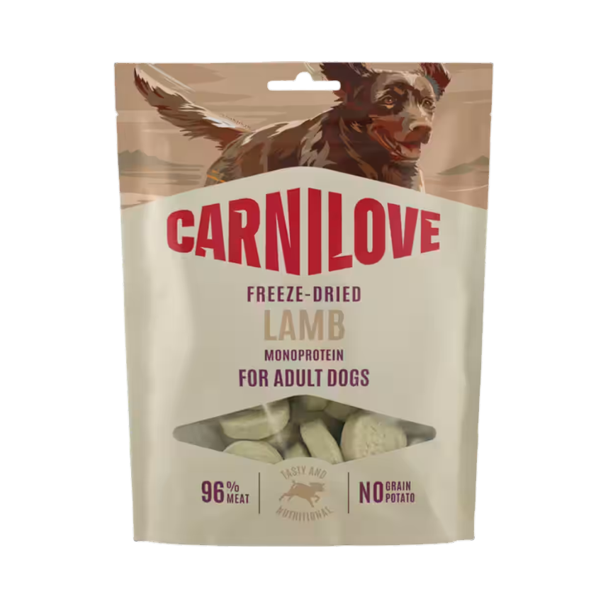 Sachet Carnilove Freeze-Dried Lamb monoprotéine