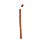 Un stick au poulet avec un morceau détaché