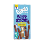 Sachet WOW Cat Soft Sticks Lachs bleu