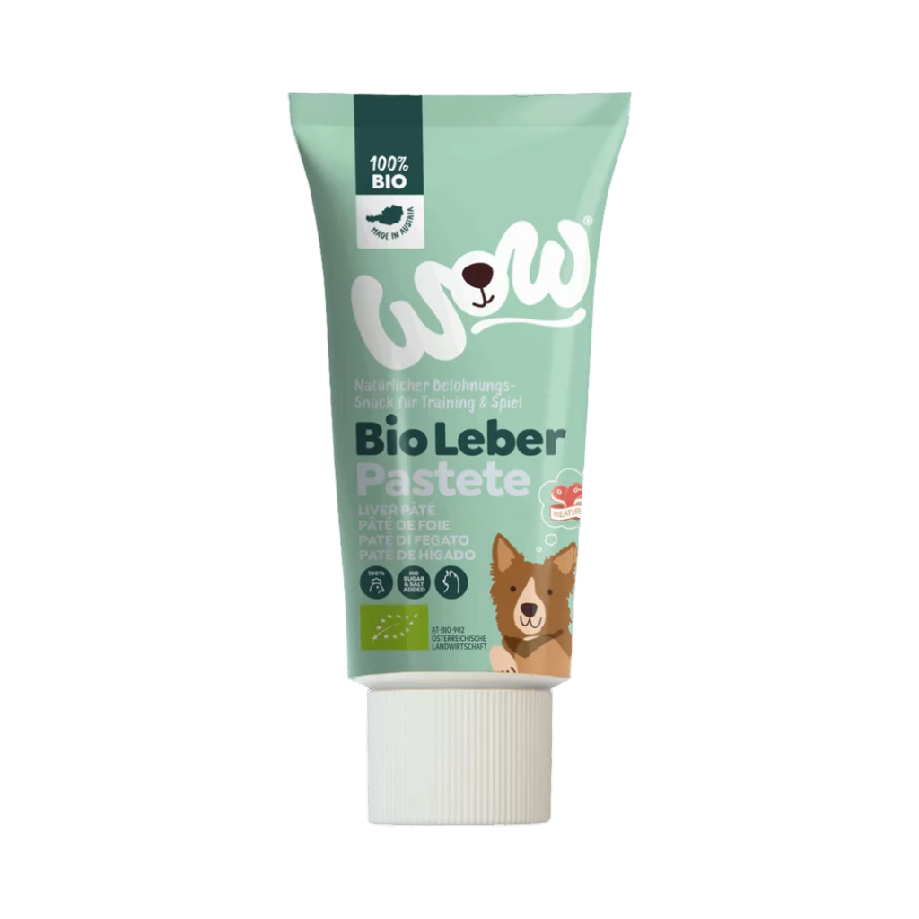 Tube vert WOW Bio Leber Pastete