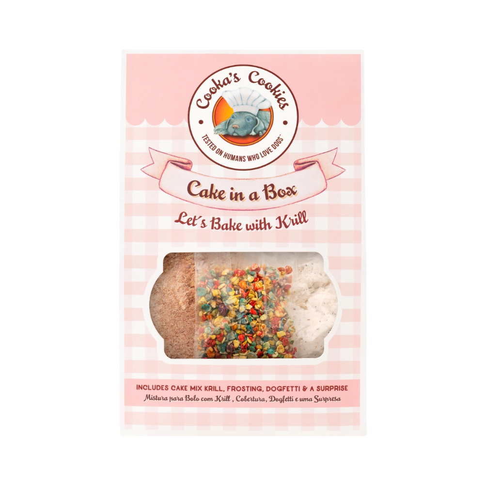 Boîte rose Cake in a Box Let's Bake with Krill