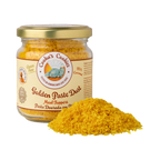 Bocal en verre Golden Paste Dust, tas de poudre jaune