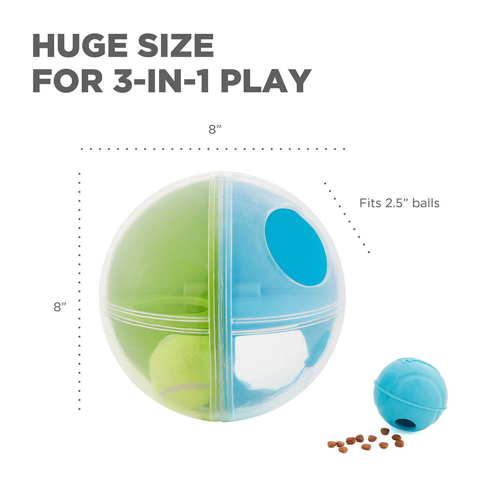 Dimensions de la boule de 20 cm et balles de 6 cm
